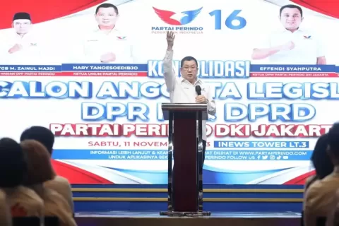 Gelar Konsolidasi Jelang Pemilu 2024, HT Optimistis Lihat Kualitas Caleg Partai Perindo 