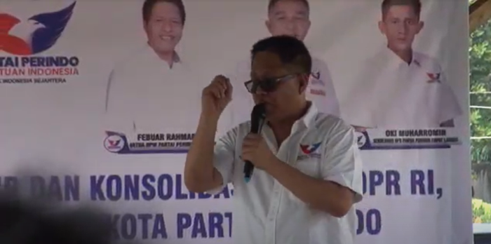 Gelar Rakor Jelang Pemilu 2024, Kader Partai Perindo di Sumsel Harus Kompak dan Solid