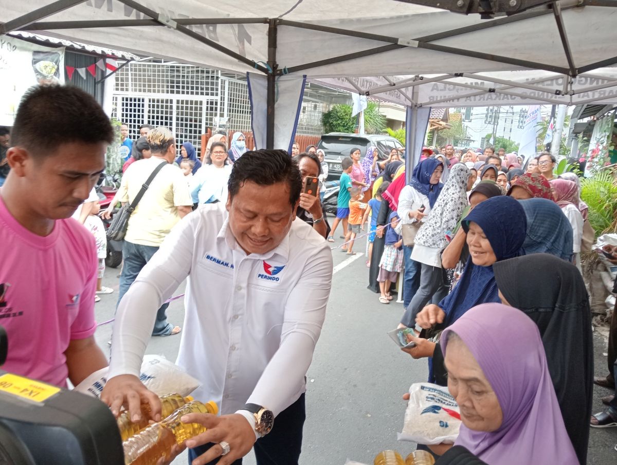Harga Sembako Naik, Warga Bersyukur Partai Perindo Hadirkan Bazar Murah
