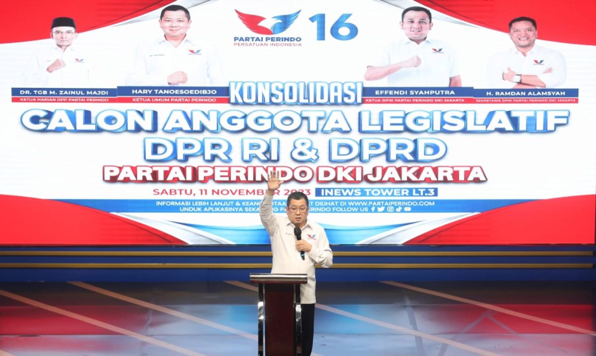 Hary Tanoe Optimistis Akan Perolehan Suara Partai Perindo di DKI Jakarta