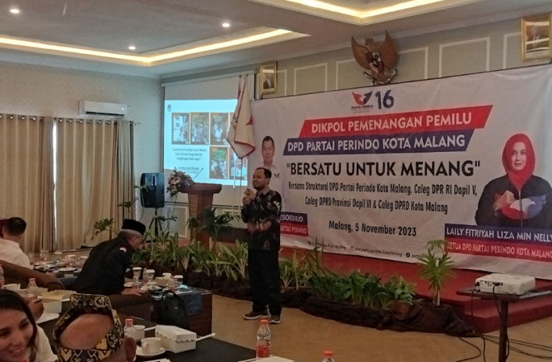 Konsolidasi Internal, Partai Perindo Kota Malang Bekali Caleg dengan Seluk-Beluk Pemilu 2024
