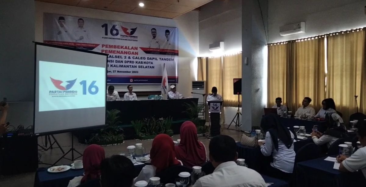 Pemilu 2024, Caleg Partai Perindo Kalsel Diberikan Pembekalan