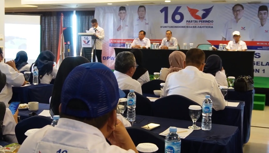 Pemilu 2024, DPW Partai Perindo Kalsel Gelar Rakor Bekali Caleg
