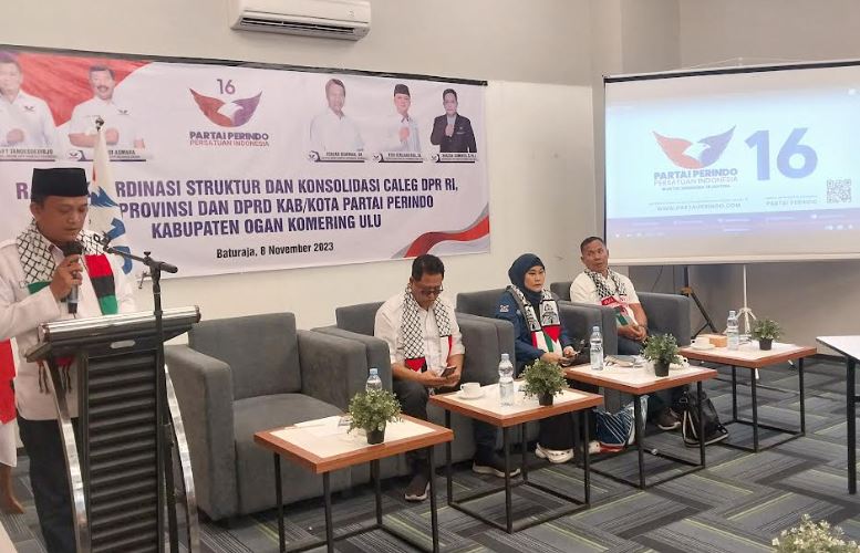 Rakor dan Konsolidasi Caleg Partai Perindo OKU Bidik Kemenangan di Pemilu 2024