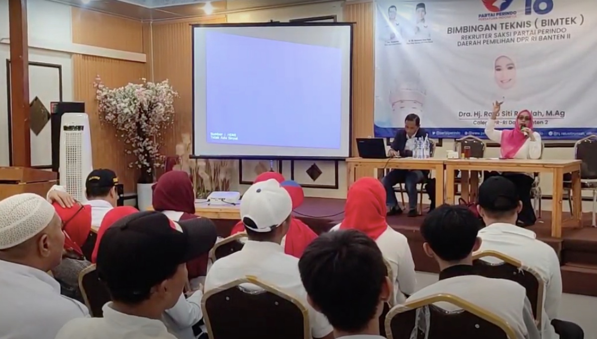 Rapat Konsolidasi, DPW Partai Perindo Banten Optimistis Seluruh TPS Bakal Terisi Saksi