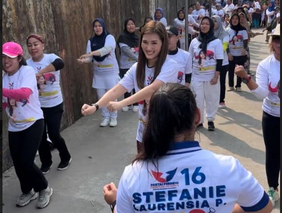 Senam Bersama Partai Perindo, Warga Senang Ada Kegiatan Olahraga di Batuceper Tangerang 