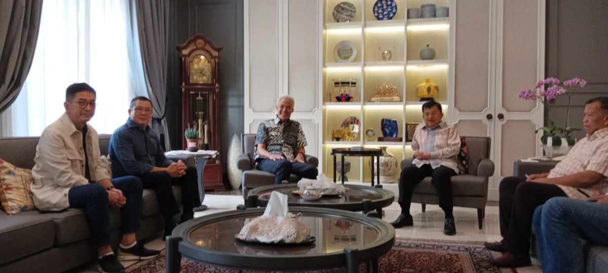 Tiba di Rumah JK, Hary Tanoe Dapat Sambutan Hangat dari Tuan Rumah