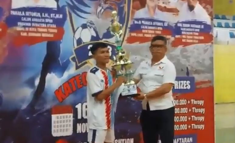 Turnamen Futsal Perindo di Tebing Tinggi Sumut Berlangsung Seru dan Meriah