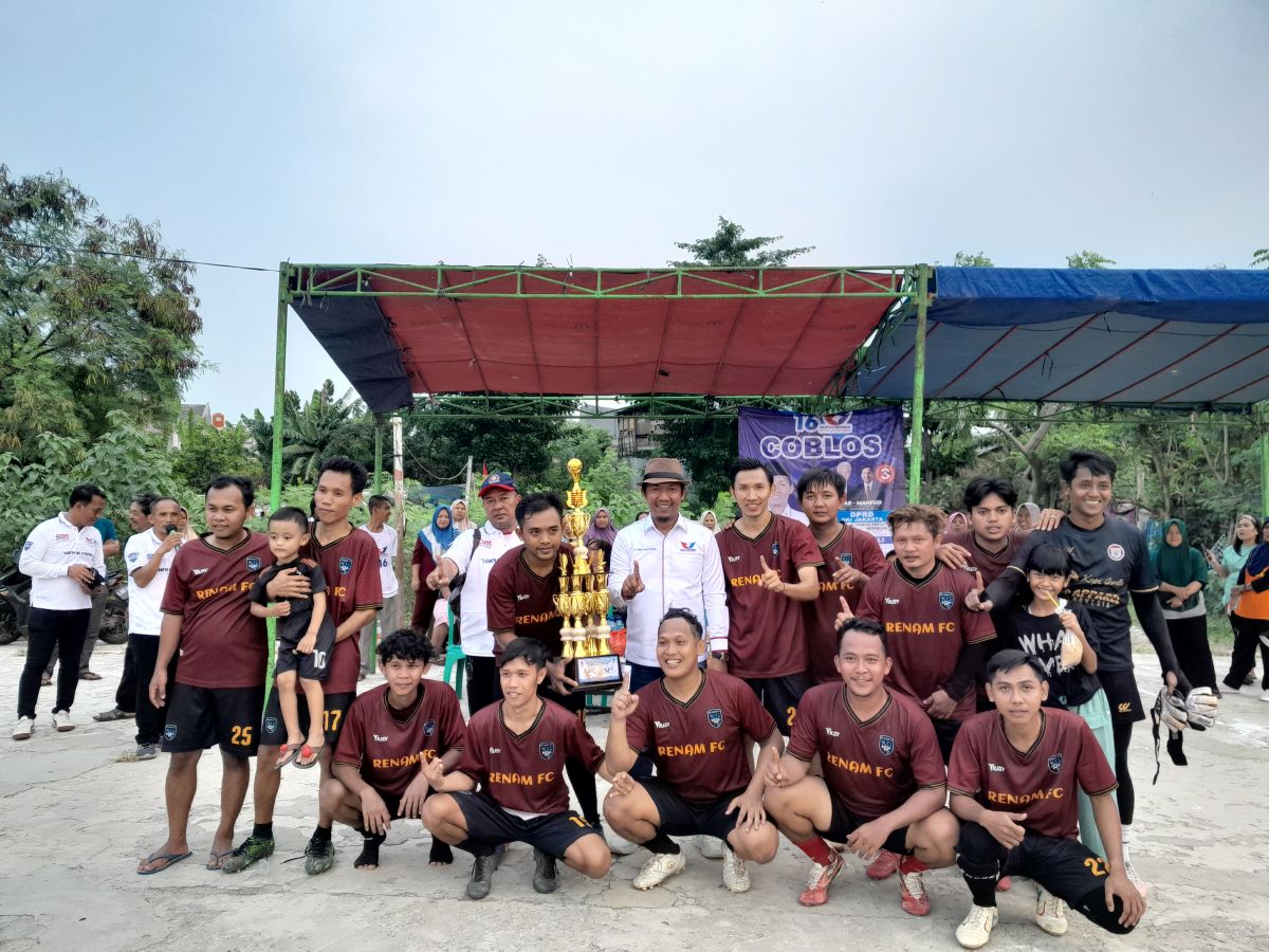 Bangun Kedekatan dengan Masyarakat, Caleg Partai Perindo Dina Masyusin Gelar Turnamen Sepak Bola 