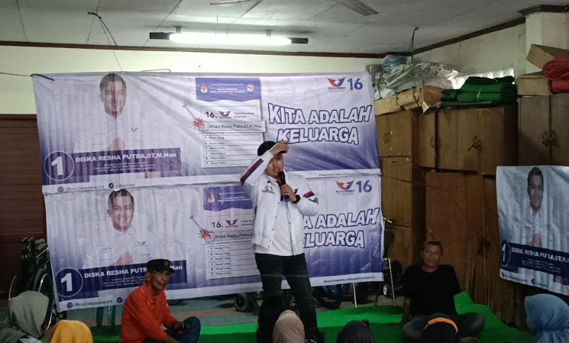 Caleg Partai Perindo Diska Resha Sosialisasi KTA Berasuransi & Gelar Bazar di Kebon Baru
