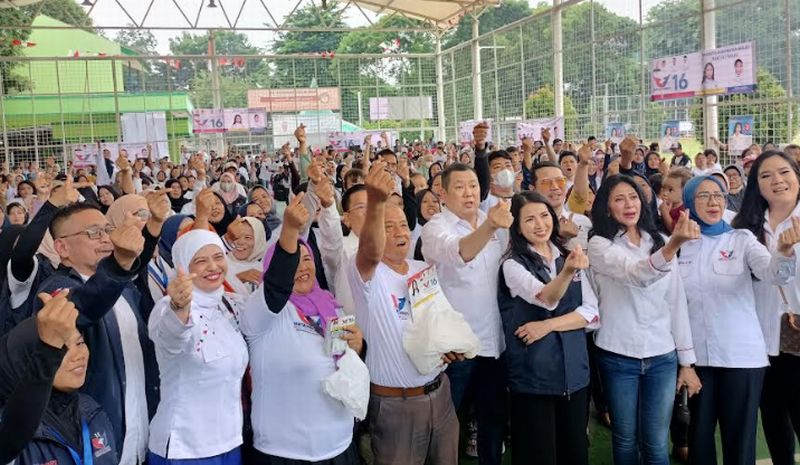 Caleg Partai Perindo Liliana Tanoesoedibjo Ajak Masyarakat Berjuang Bersama Wujudkan Kesejahteraan Masyarakat