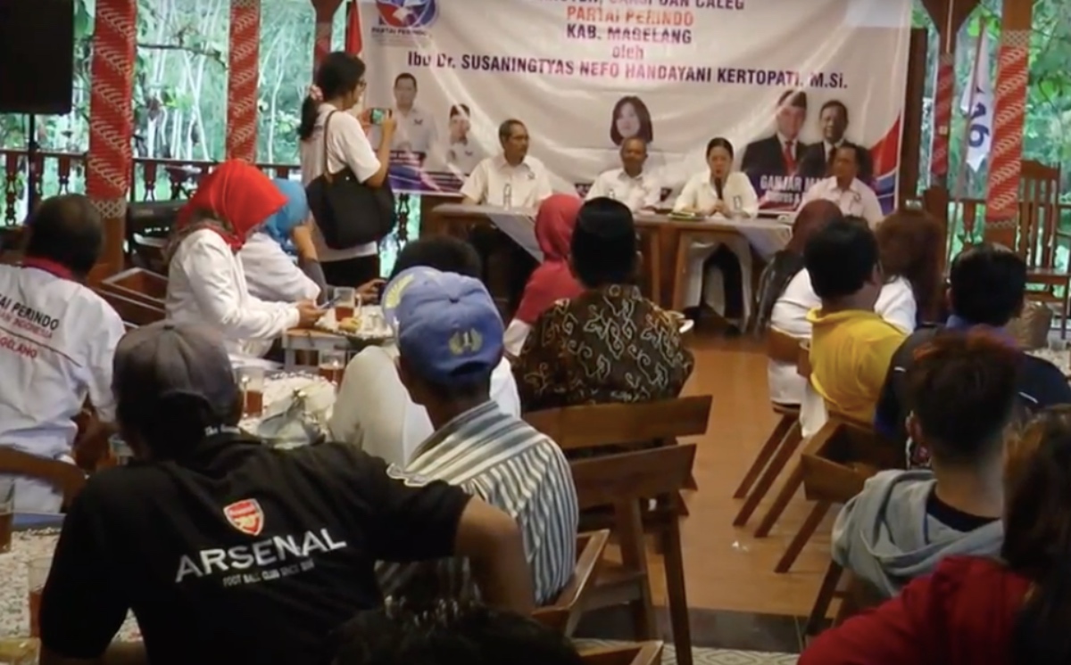 Susaningtyas NH Kertapati Beri Pembekalan Rekruter, Saksi hingga Caleg Partai Perindo di Magelang