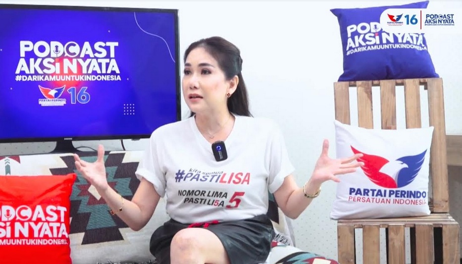 Cara Caleg Partai Perindo Lisa Mariana  Tingkatkan Skill Masyarakat Indonesia