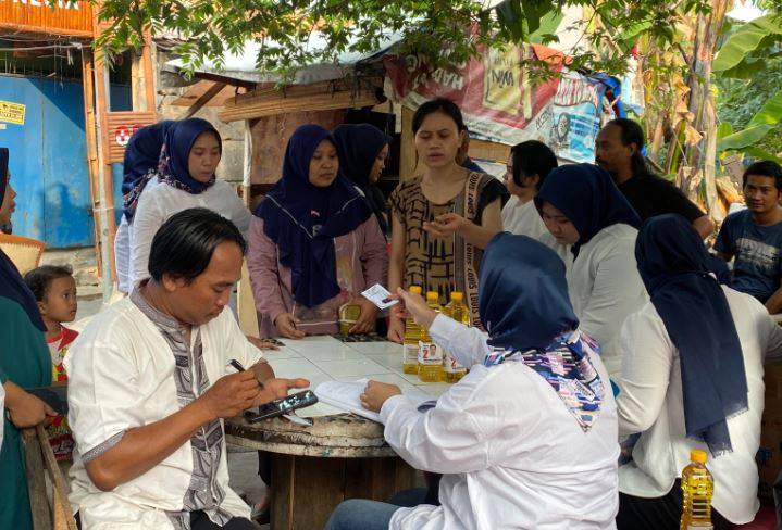 Gelar Bazar Murah di Kalideres Jakbar, Caleg Partai Perindo: Demi Wujudkan Indonesia Sejahtera