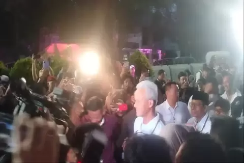 Hadiri Debat Perdana Capres 2024, Ganjar Pranowo: Insyaallah Siap 