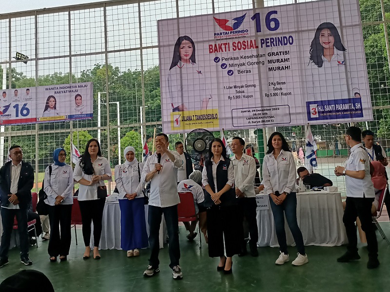 Hary Tanoe Pamer Peringkat Timnas Futsal di Hadapan Masyarakat Blok S Jaksel