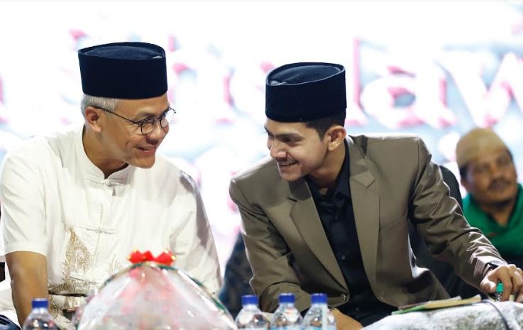 Ikuti Shalawat Bareng Habib Zaidan di Temanggung Buat Ganjar Pranowo Bahagia