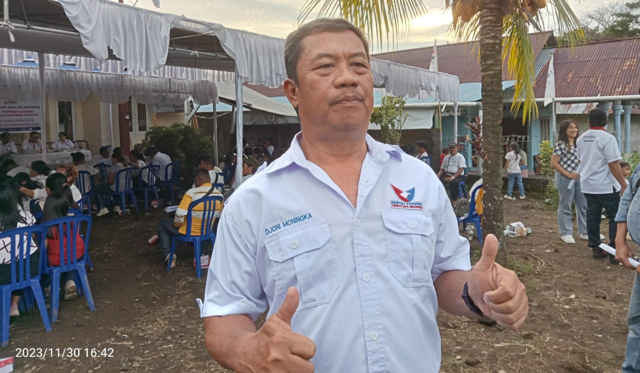 Caleg Partai Perindo Minut Djoni Moningka Siap Rebut Kursi Dewan di Pileg 2024