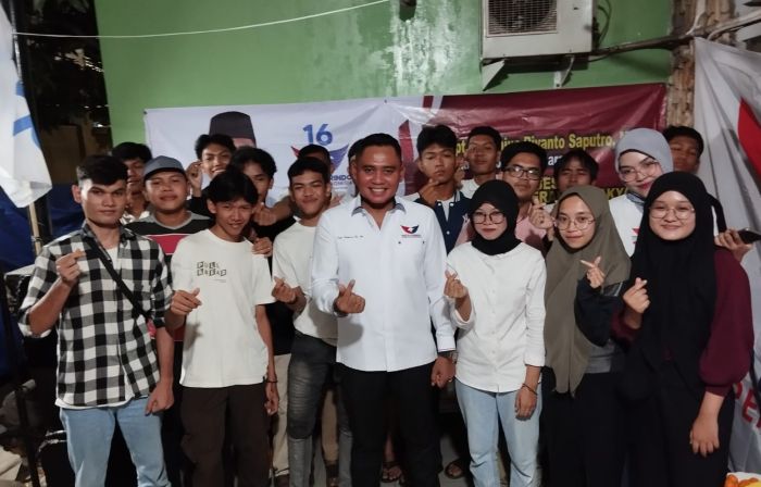Ketua DPD Partai Perindo Jakut Sambangi Generasi Milenial di Sukapura
