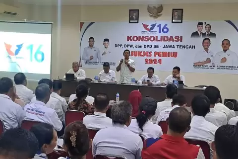 Ketua DPW Partai Perindo Jateng Optimistis Bisa Raup Banyak Suara: Semuanya Harus Bekerja Keras 