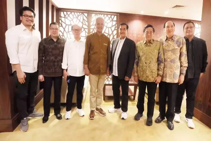 Michael Sianipar dan Tama Langkun Dampingi Ganjar Silaturahmi dengan Pendeta 