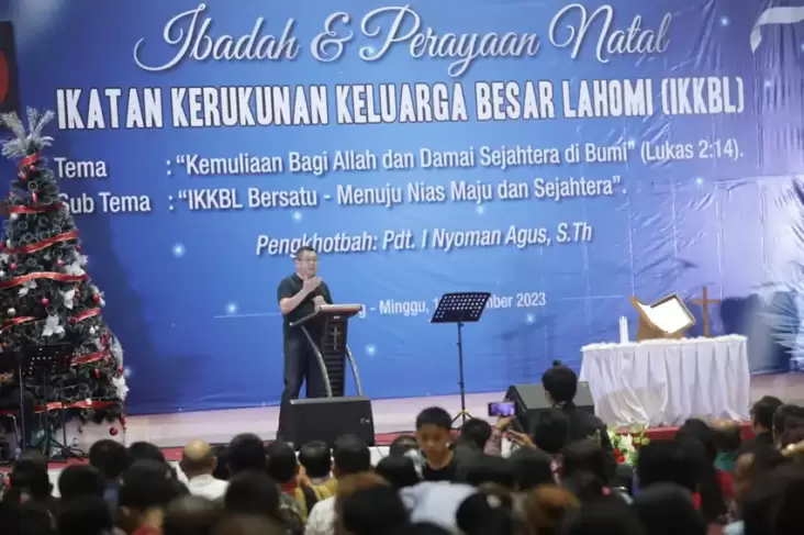Natal IKKBL di Tangerang, HT Bicara Melayani Sesama 
