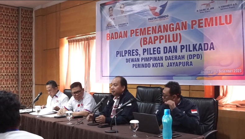 Partai Perindo Jayapura Gelar Rapat Koordinasi Hadapi Pemilu 2024