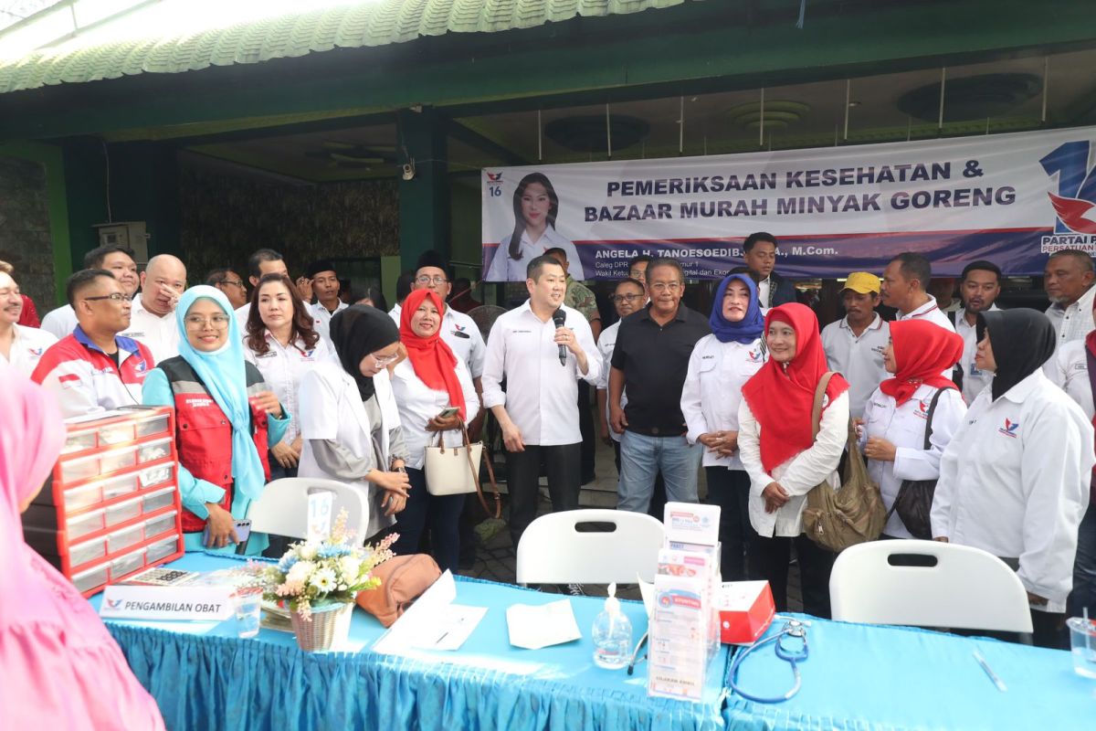 Partai Perindo Gelar Bazar Murah dan Cek Kesehatan Gratis di Sidoarjo, HT: Bentuk Kepedulian pada Masyarakat