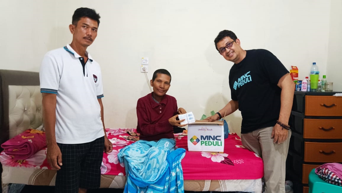 Partai Perindo Sumut dan MNC Peduli Beri.Bantuan Obat Pendukung ke Pasien Kanker Lidah