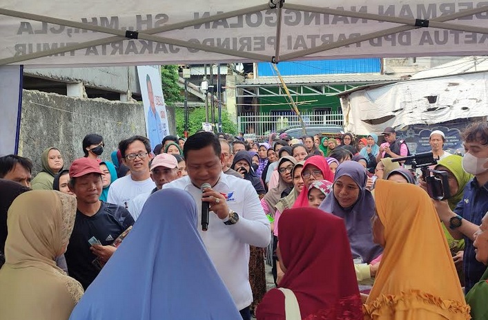 Sembako Murah Caleg Partai Perindo Jaktim, Ketua RW: Wujud Nyata Membantu Masyarakat Pisangan Timur