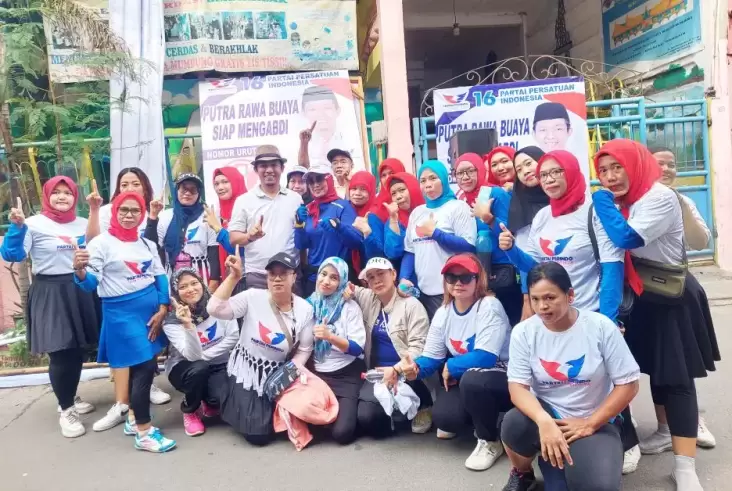 Senam Bareng Caleg Partai Perindo, Warga Rawa Buaya Antusias Ingin Ikut Lagi 