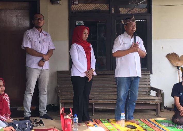 Silaturahmi dengan Warga Cimenyan, Caleg Partai Perindo Ajak Warga Tak Golput di Pemilu