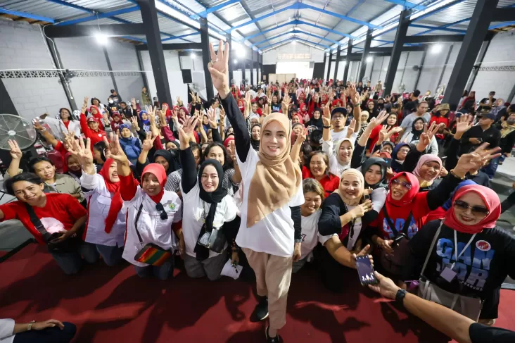 Siti Atikoh Kagum Relawan Perempuan Soloraya Kompak Dukung Ganjar-Mahfud 