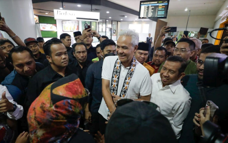Tiba di Balikpapan, Ganjar Pranowo Diyakini Masyarakat Bawa Indonesia Lebih Maju