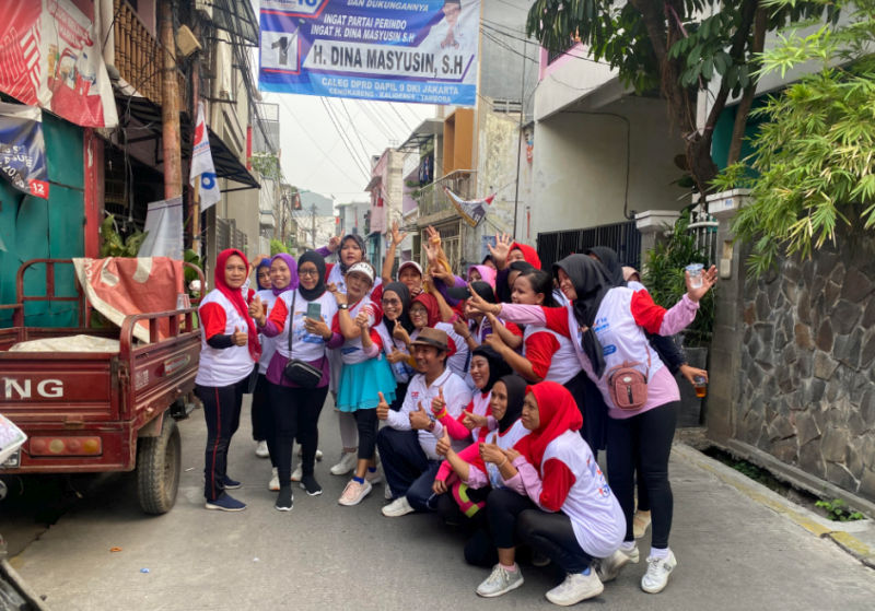 Warga Rawa Buaya Apresiasi Kegiatan Senam Sehat Bareng Caleg Partai Perindo DKI
