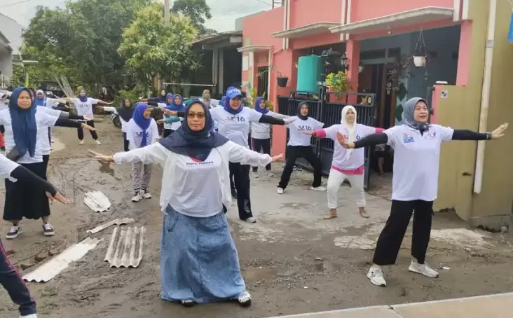 Caleg Partai Perindo Banten Ini Ajak Warga Kota Serang Hidup Sehat dan Bahagia