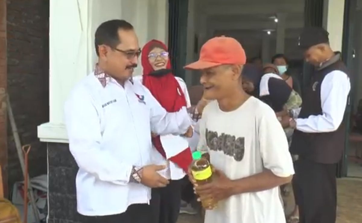 Bazar Minyak Goreng Murah Caleg Partai Perindo Bantul Diserbu Warga 