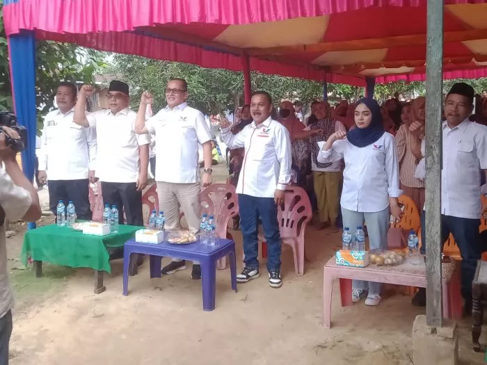 Bazar Murah Partai Perindo di Rohil Diserbu Warga