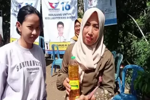 Bazar Murah Partai Perindo di Bekasi, Warga: Kegiatan Bermanfaat 