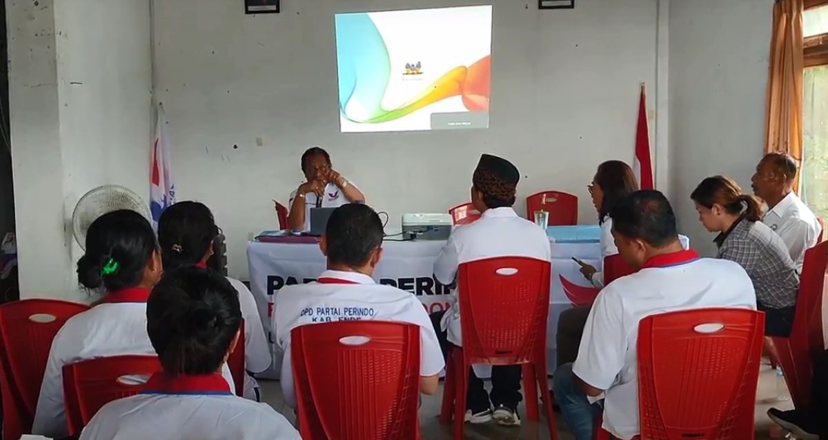 Bimtek Partai Perindo Ende, Saksi TPS Diminta Secepatnya Lapor Perolehan Suara
