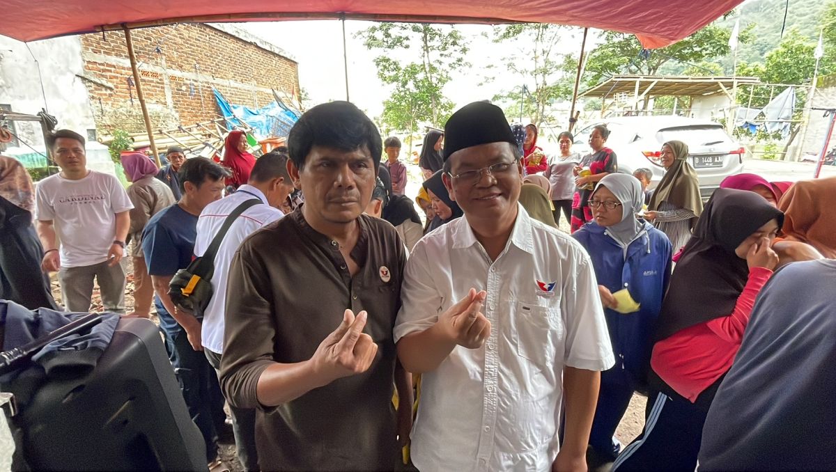 Caleg Partai Perindo Abdul Khaliq Adakan Bazar dan Sosialisasi Pemilu 2024 di Baleendah