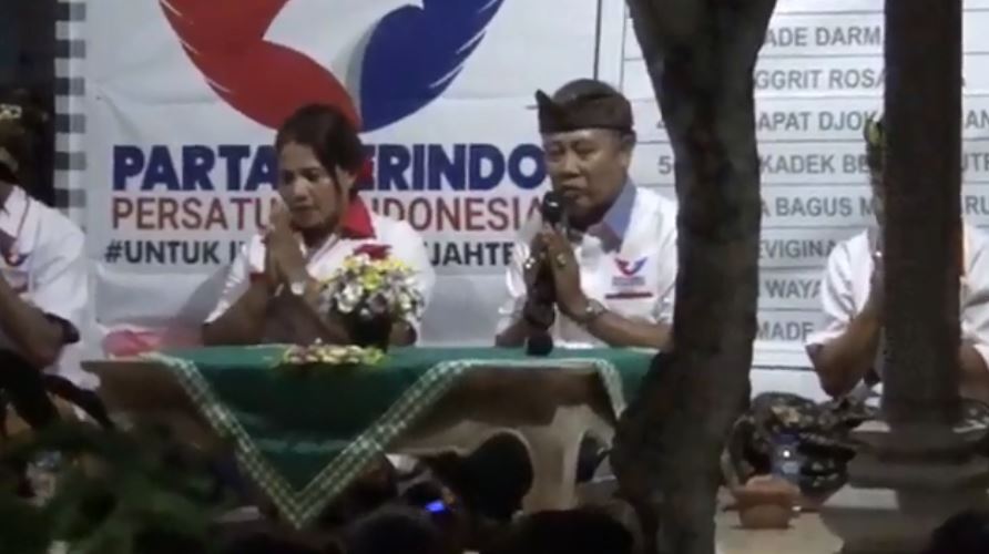 Caleg Partai Perindo Bertemu Ratusan Tokoh Seni di Gianyar Bali dan Sosialisasikan KTA Berasuransi