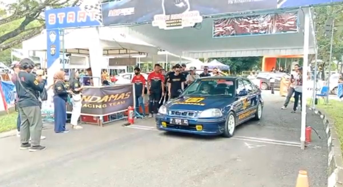 Caleg Partai Perindo Andi Asmara Gelar Drag Race di Palembang