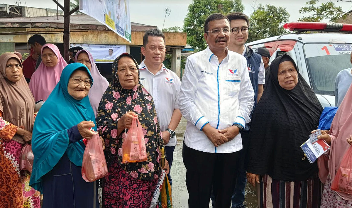 Caleg Partai Perindo Gelar Sosialisasi Pencoblosan di Medan Tembung
