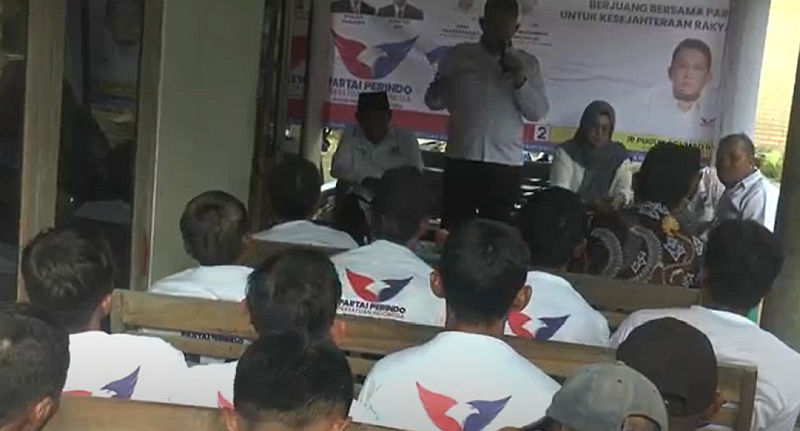Caleg Partai Perindo Puguh Achmad Serap Aspirasi Petani di Jepara
