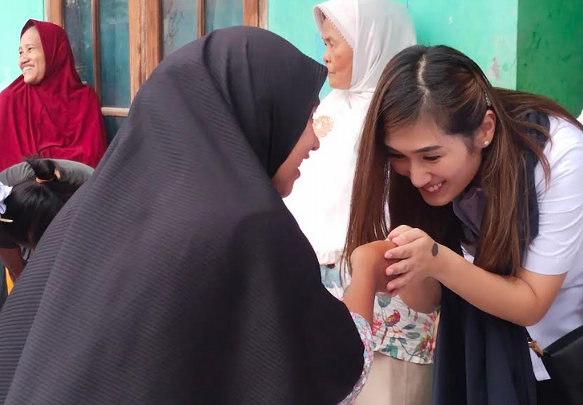 Caleg Partai Perindo Stefanie Laurensia Serap Aspirasi Masyarakat Betawi