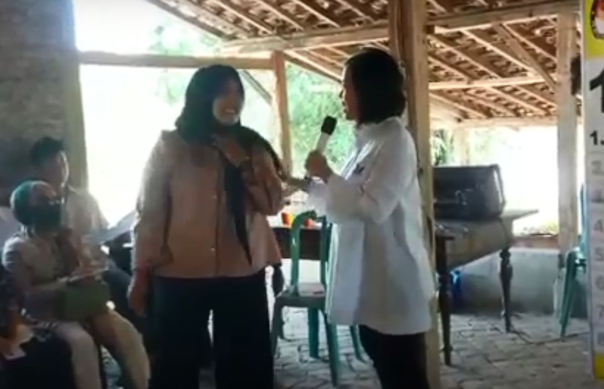 Caleg Partai Perindo Susaningtyas NH Kertapati Gelar Simulasi Pencoblosan di Purworejo