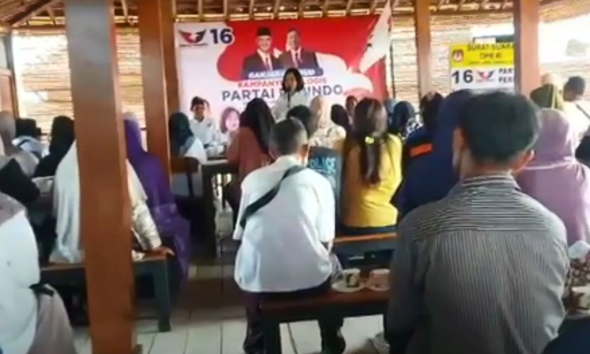 Caleg Susaningtyas NH Kertapati Kampanye Dialogis Kenalkan Partai Perindo ke Warga Purworejo