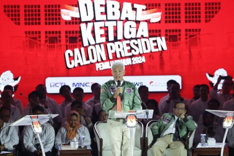 Debat Pilpres 2024, Ganjar: Kita Mesti Menguatkan BSSN 
