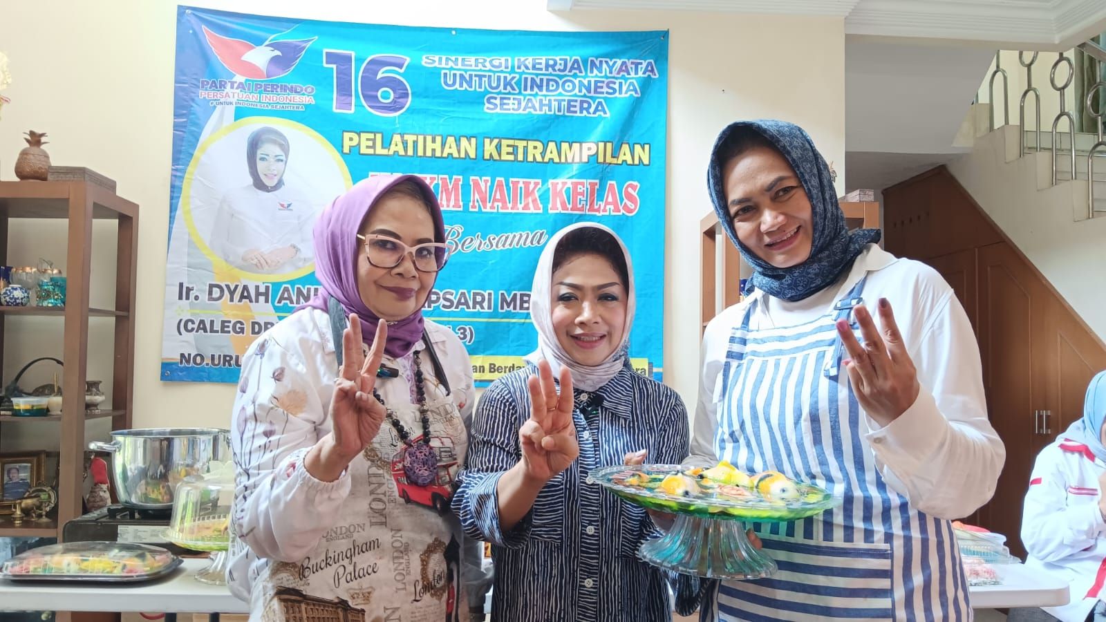 Dorong UMKM Naik Kelas, Caleg Perindo Dyah Anita Gelar Pelatihan Buat Puding 3 Dimensi